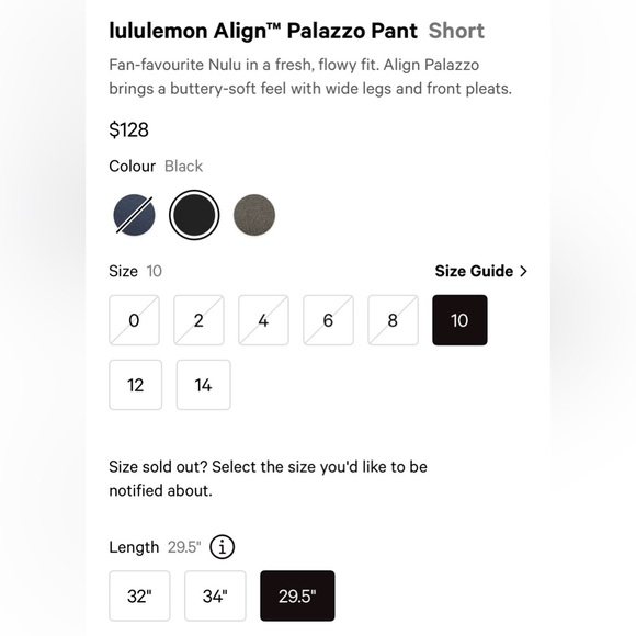 Lululemon Align Palazzo Pant (SHORT) - Picture 9 of 9